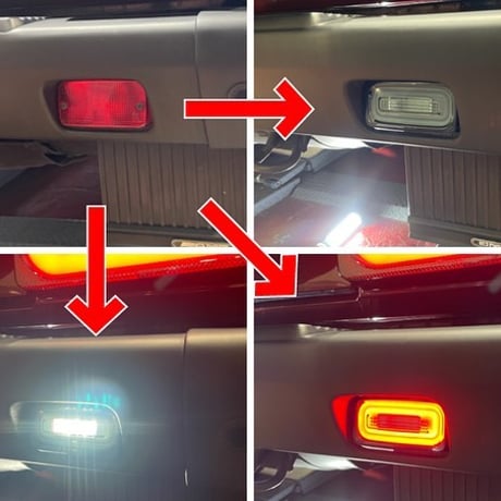 ベンツ Gクラス W463 LED リアフォグ リバース スモーク 商品番号3750
