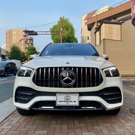 取付工賃込!! ベンツ GLEクラス W167 前期 AMG-Line専用 パナメリカーナグリル 縦フィン/GTR仕様 商品番号4527T