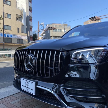 取付工賃込!! ベンツ GLSクラス X167 前期 パナメリカーナグリル 縦フィン/GTR仕様 商品番号4680