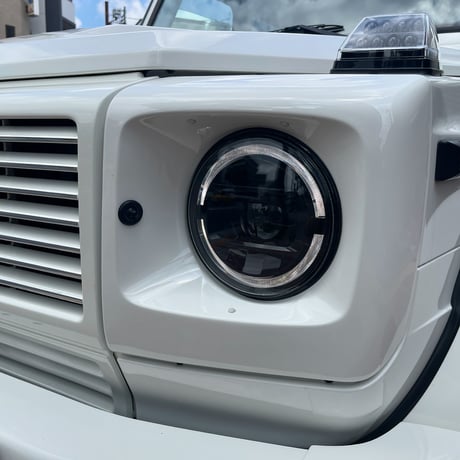 ベンツＧクラス W463 ゲレンデ 2019yスタイル ハロゲン ヘッドライト インナーブラック 商品番号4362