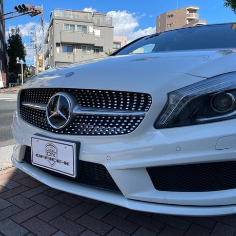 ベンツ Aクラス W176 前期 ダイアモンドグリル シルバーフィン 商品番号4009