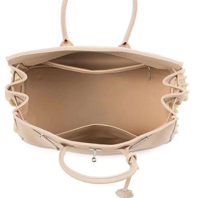 GLAMJAM スタッズバッグ BOSS40 サイドONI×ベージュ×ベージュ×ベージュ  