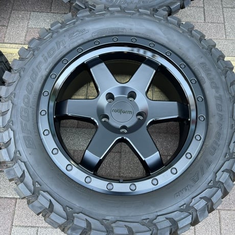 中古極上 ベンツ Gクラス W463 Rotiform SIX-OR 20インチ マットブラック+マッドテレイン G500/G550/G63/AMG/G350d PCD130 ロティフォーム