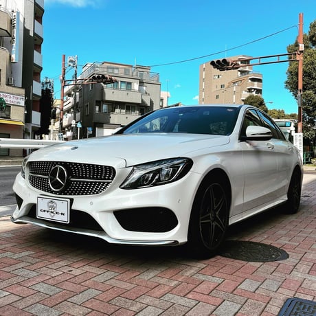 ベンツ Cクラス W205 前期 ダイアモンドグリル ブラックフィン 商品番号4287