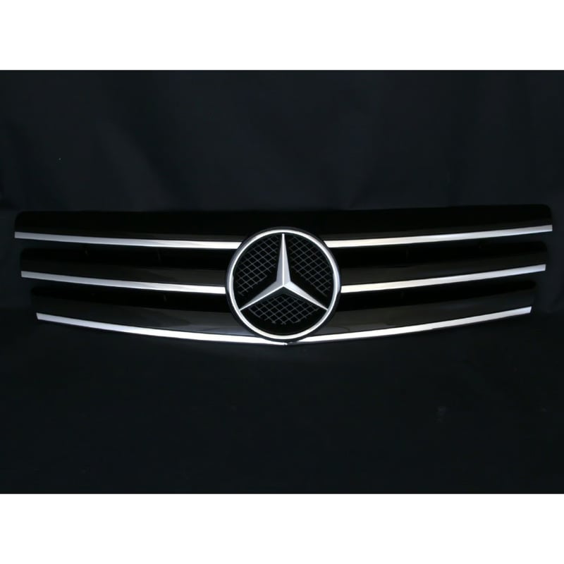 メルセデス・ベンツ R230 SL 後期 純正グリル BENZ メルセデス ベンツ R230 SL 08〜09年 後期モデル用 ブラック