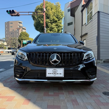 ベンツ GLCグリル X253 前期 パナメリカーナグリル オールブラック 商品番号4614