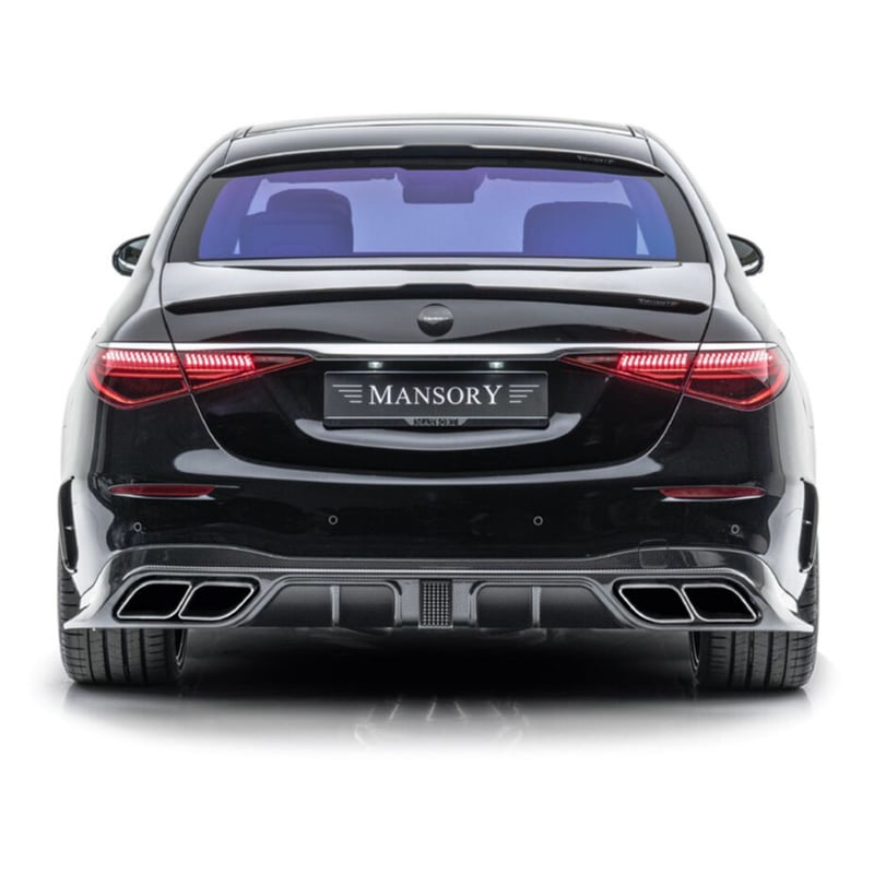 MANSORY ベンツ Sクラス W223 リアオーナメント カーボン マンソリー製