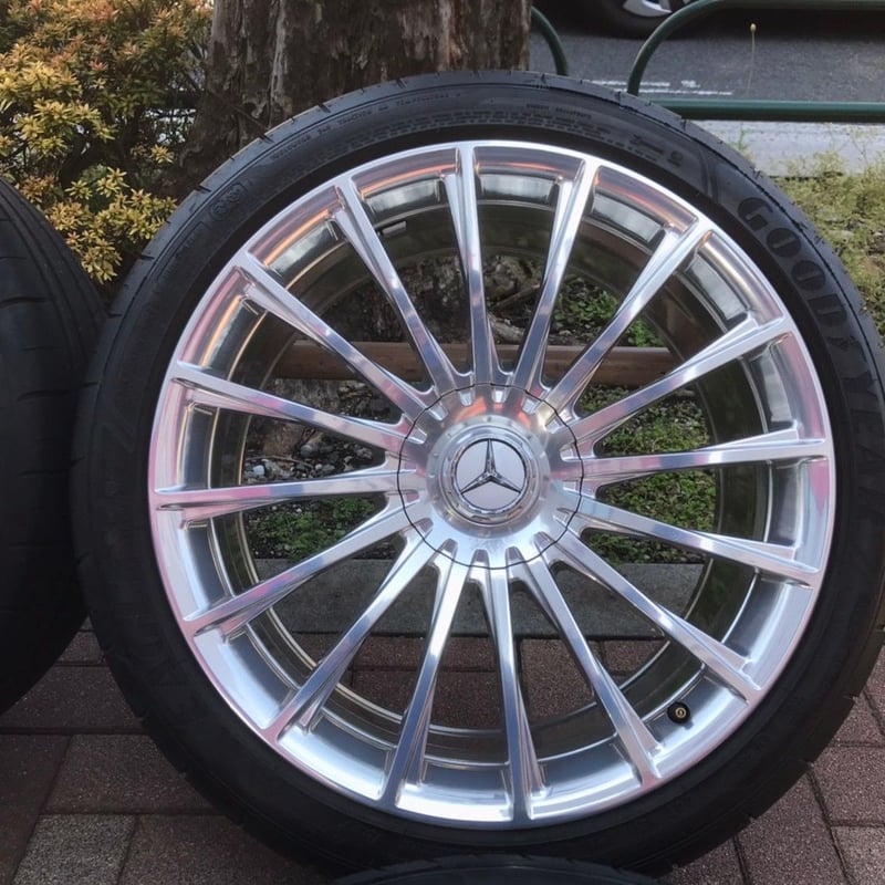 中古極上ホイール+タイヤ ベンツ Sクラス W222/W217用 純正 後期