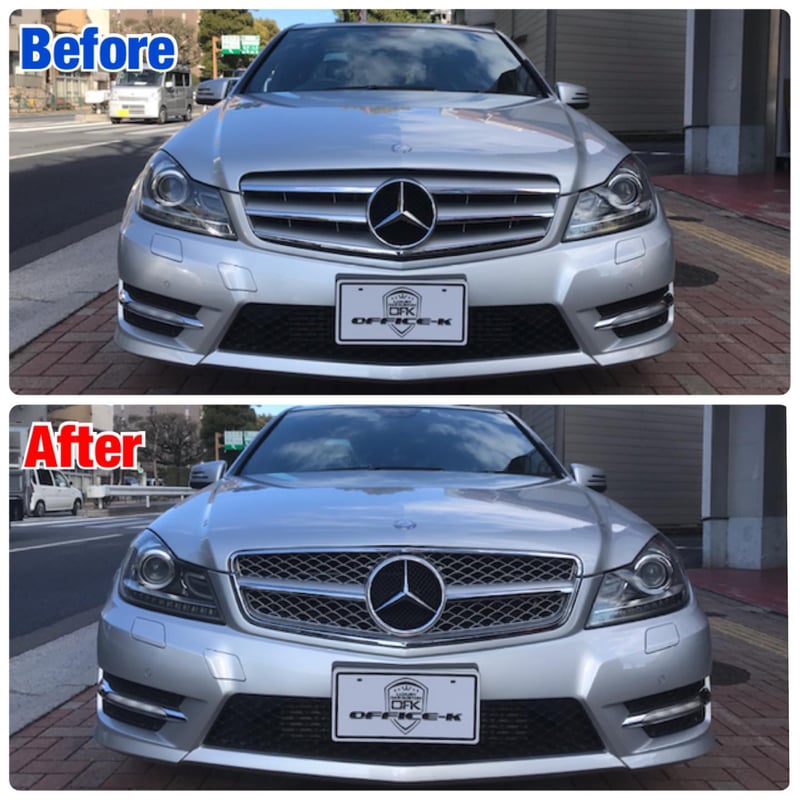 ベンツCクラスw204純正フロントグリル