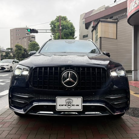ベンツ GLEクラス W167 前期 AMG-Line専用 パナメリカーナグリル オールブラック 縦フィン/GTR仕様 商品番号4802