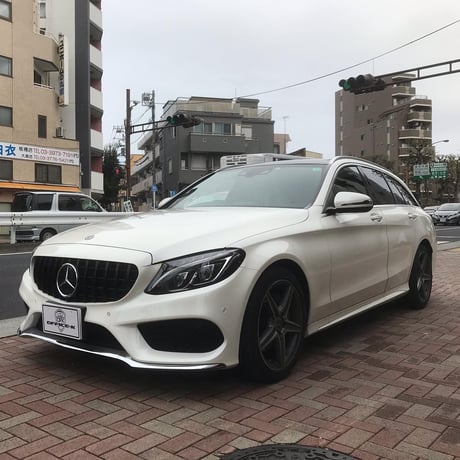 ベンツ Cクラス W205 前期 パナメリカーナグリル オールブラック 商品番号4530-4980