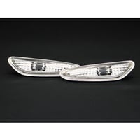 BMW 3シリーズ E46 セダン/ワゴン 後期 クリスタル サイドマーカー with クロームリング 商品番号0235