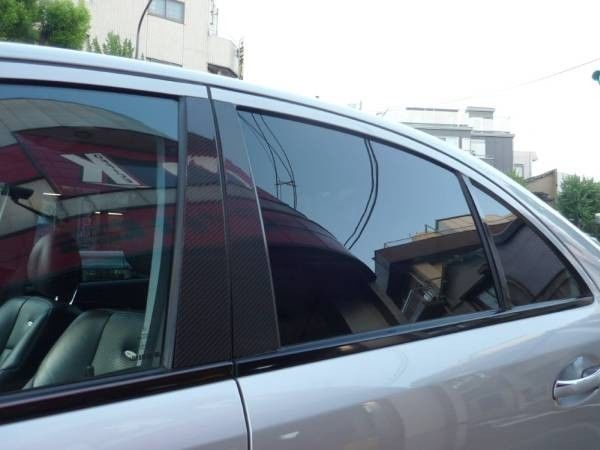 レクサス LS460/LS460L/LS600h/LS600hL リアルブラックカーボンピラー