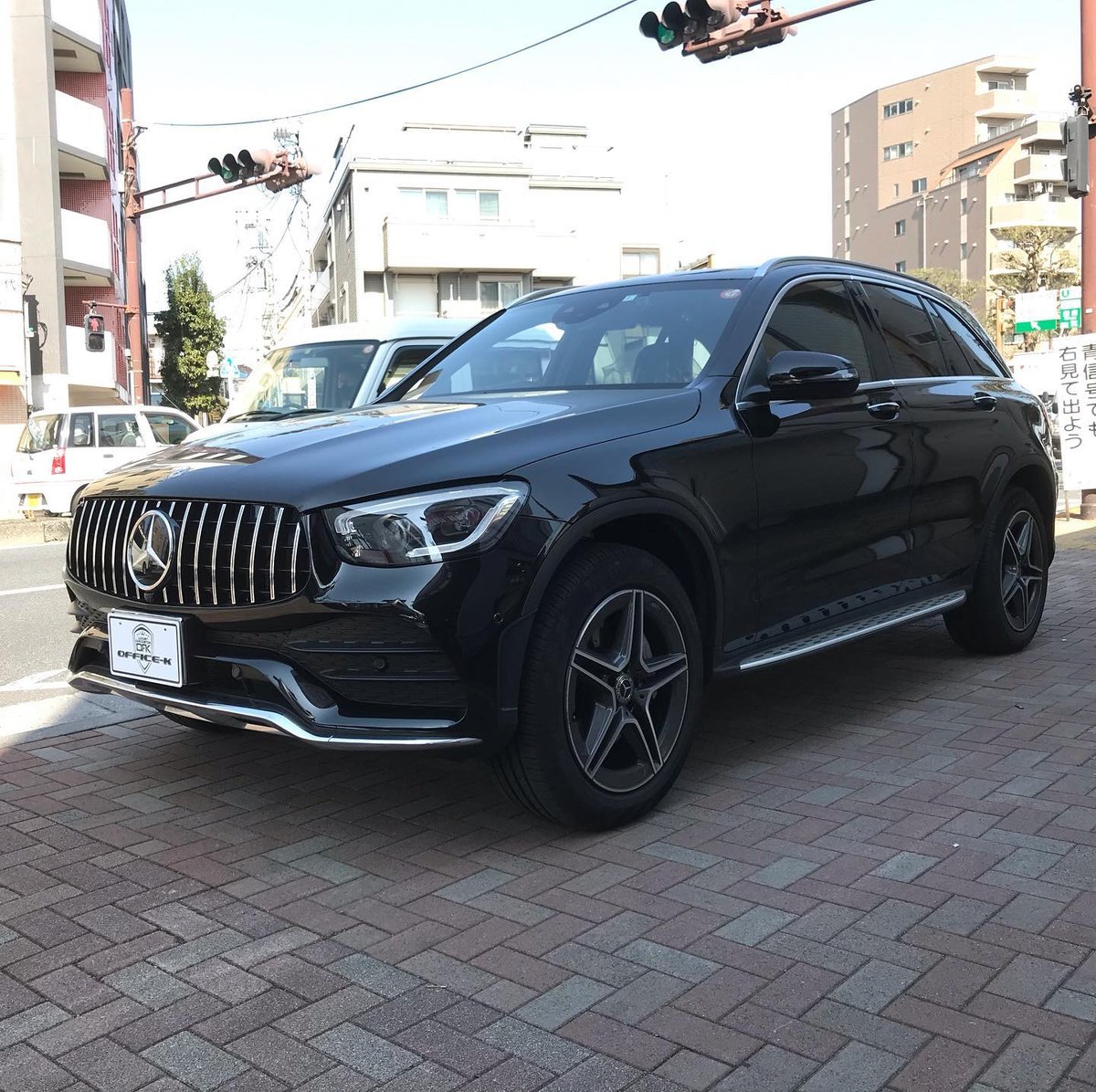 ベンツ GLCクラス X253 後期 AMG-Line専用 パナメリカーナグリル