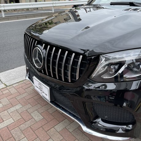 ベンツ GLSクラス X166 2016y-2019y パナメリカーナグリル 縦フィン/GTR仕様 商品番号4401