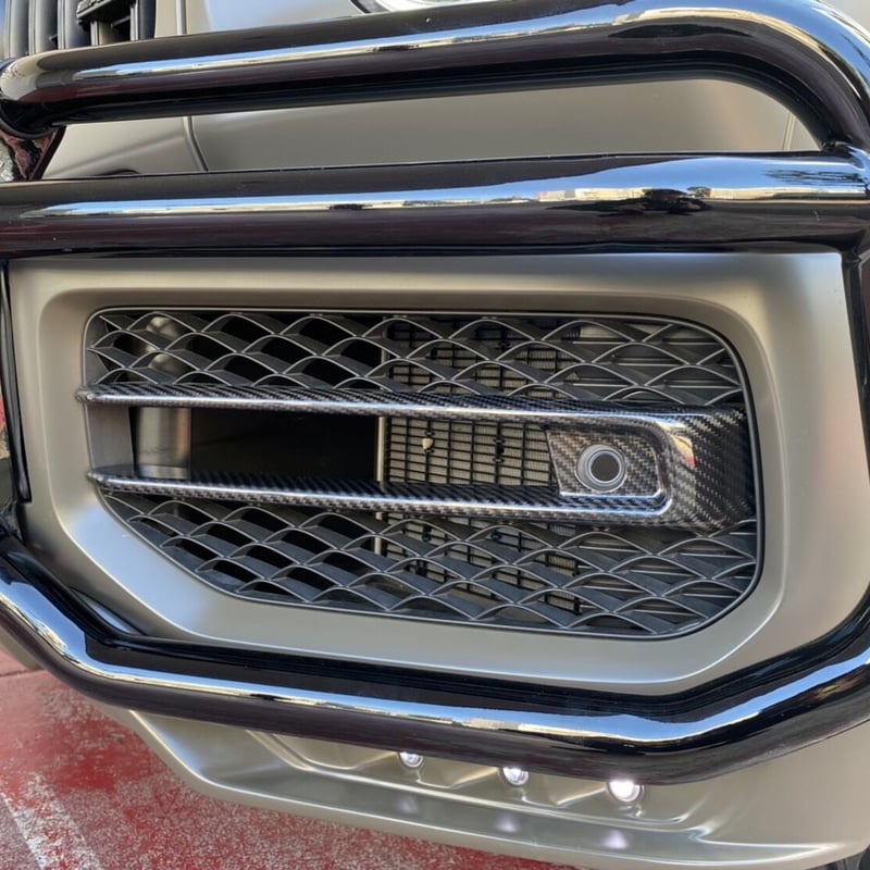 ベンツ Gクラス W463A ゲレンデ G63 カーボンフロントバンパートリム