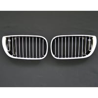 BMW 3シリーズ E46 セダン/ワゴン 後期 クローム メッキ キドニー グリル 商品番号0227