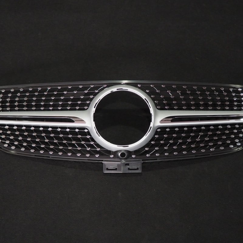 メルセデスベンツ フロントグリル GLEクラス クーペ C292 ベンツ GLEクラス クーペ C292 ダイアモンドグリル シルバーフィン