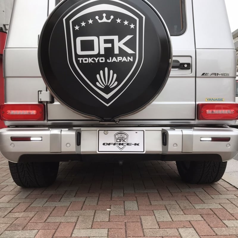 ベンツ　ゲレンデ　Gクラス　w463 リアテールカバー　2個セット ベンツ Gクラス W463 ゲレンデ W463Aスタイル リア バンパー 未