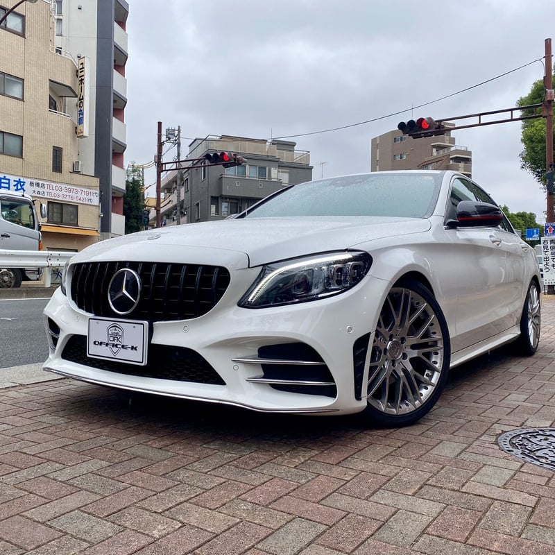 ベンツ Cクラス W205 後期 カメラ無用 パナメリカーナグリル オール