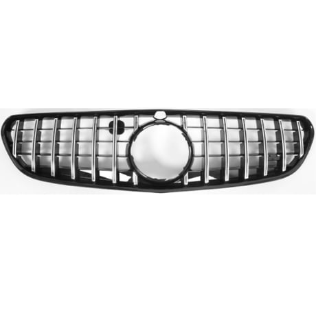 取付工賃込!! ベンツ Sクラス クーペ W217/C217 前期 AMG S63/S65用 パナメリカーナグリル 縦フィン/GTR仕様 商品番号4789T