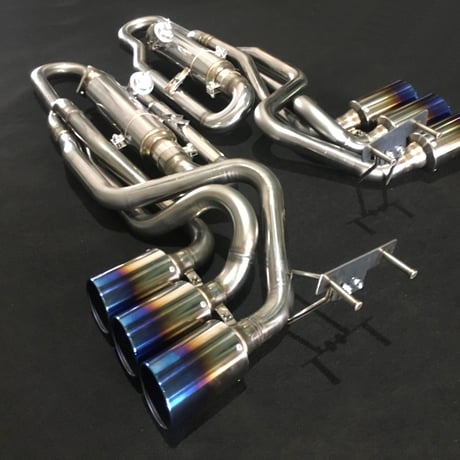 ベンツ Gクラス W463 G63用 ラウンド6本出口 可変バルブ付トルネードマフラー MIRACLE製 商品番号4086