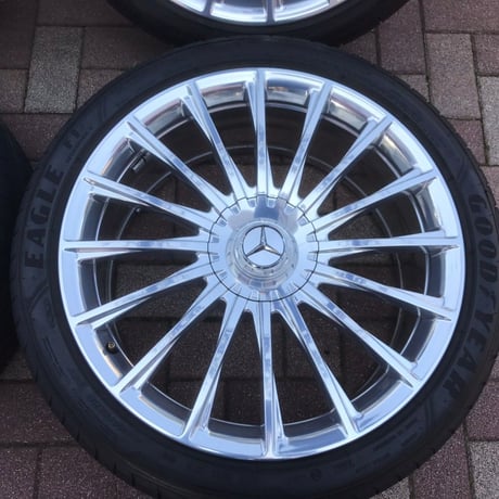 中古極上ホイール+タイヤ ベンツ Sクラス W222/W217用 純正 後期 MAYBACH マイバッハ 20インチ S550 S600 S560 S650 S63