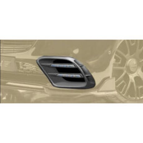 MANSORY ベンツ Sクラス W223 AMG-Line用 フロント エアインテーク Type-2 デイライト付 カーボン マンソリー製