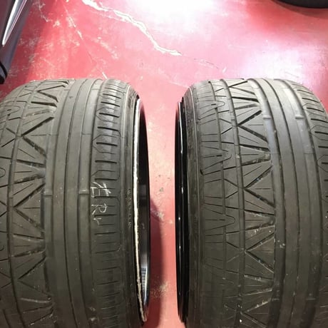 中古品 マセラティ クアトロポルテ SKY FORGED S206 21インチホイールSET 鍛造 スカイフォージド MASERATI バリ山タイヤ付 PCD114.3