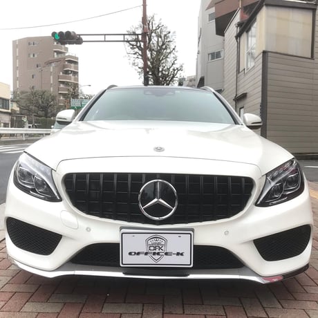 ベンツ Cクラス W205 前期 パナメリカーナグリル オールブラック 商品番号4530-4980