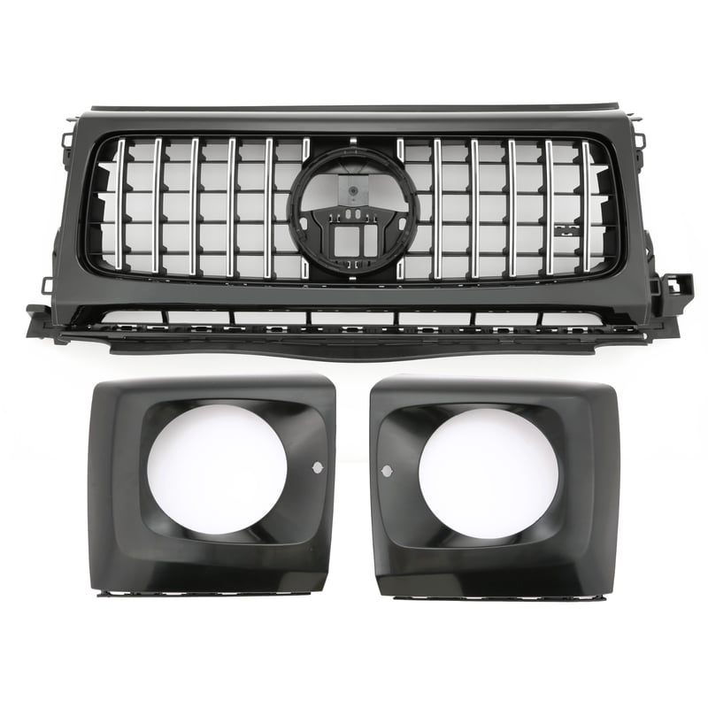 ベンツ Gクラス W465 G63スタイルパナメリカーナグリル+ヘッドライト