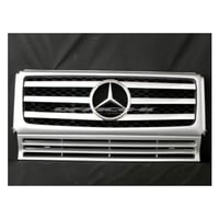 ベンツ Gクラス W463 ゲレンデ 09y後期 G55スタイルグリル 2ファン車対応品 744ブリリアントシルバー 商品番号2808