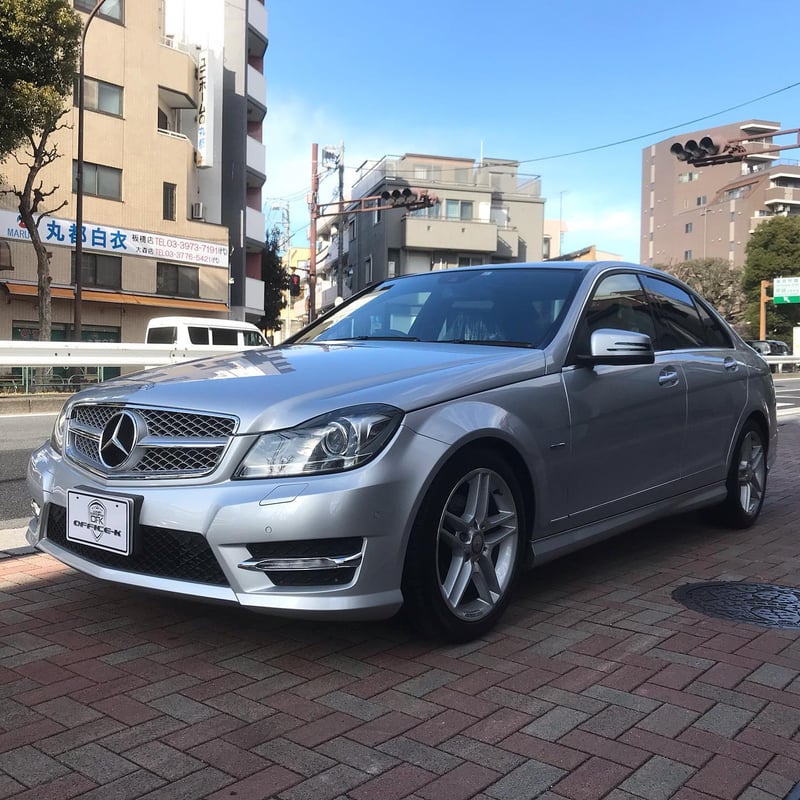 ベンツ Cクラス W204 後期C63スタイル グリル シルバー 全年式取付可能 