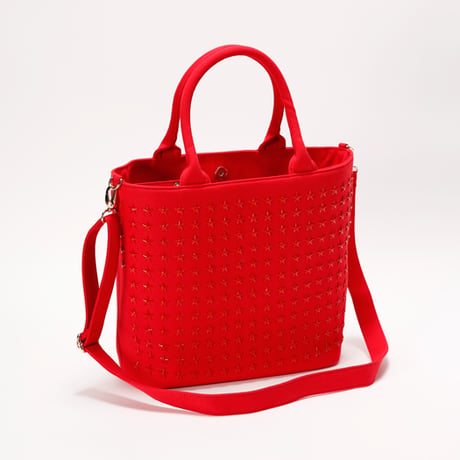 GLAMJAM スタッズバッグ　Gサイズ HOSHI×レッド×レッド×レッド グラムジャム