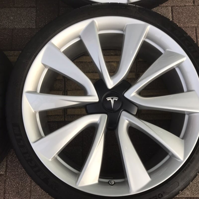 中古 テスラ モデル3 純正 20インチ タイヤ ホイール セット PCD114.3