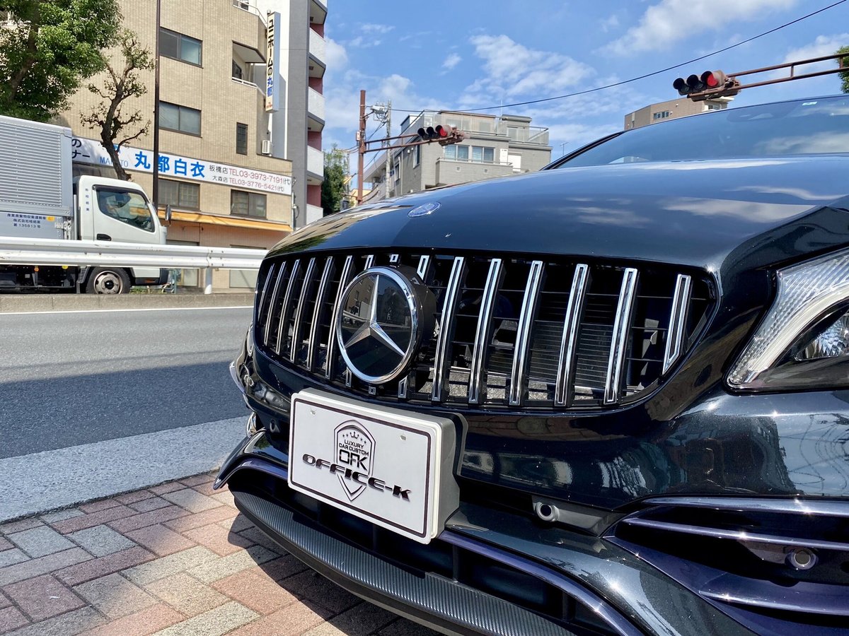 取付工賃込!!ベンツ Aクラス W176 後期 パナメリカーナグリル 縦フィン