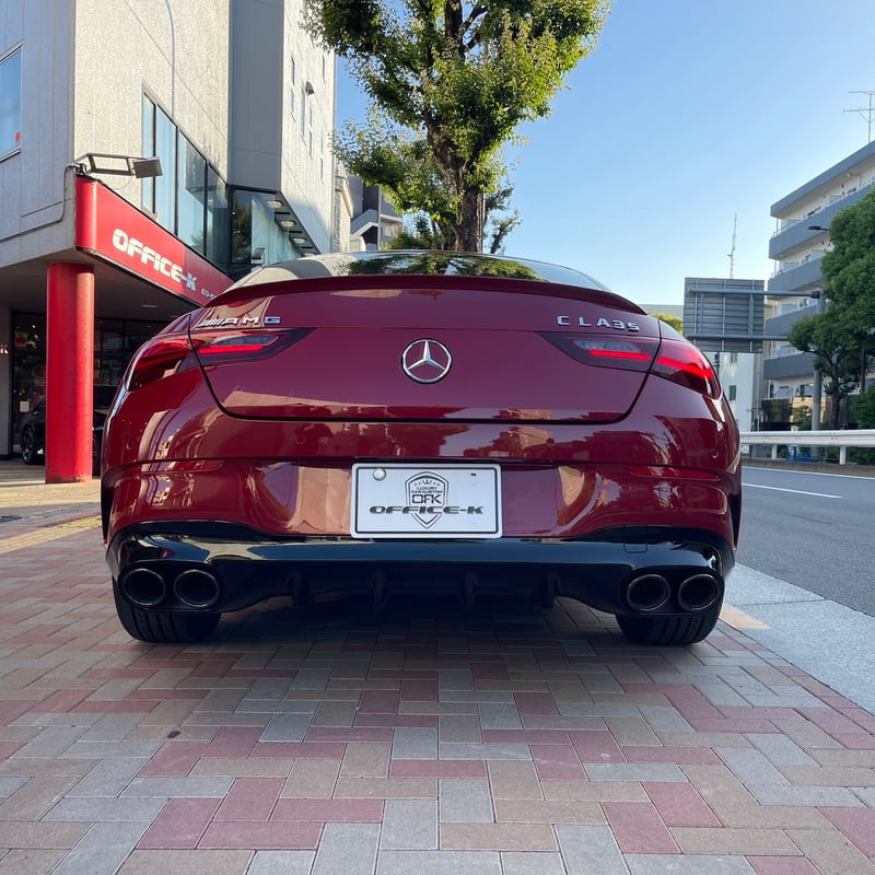 ベンツ CLAクラス C118 後期 AMG CLA35用 CLA45 ブラック マフラーカッ