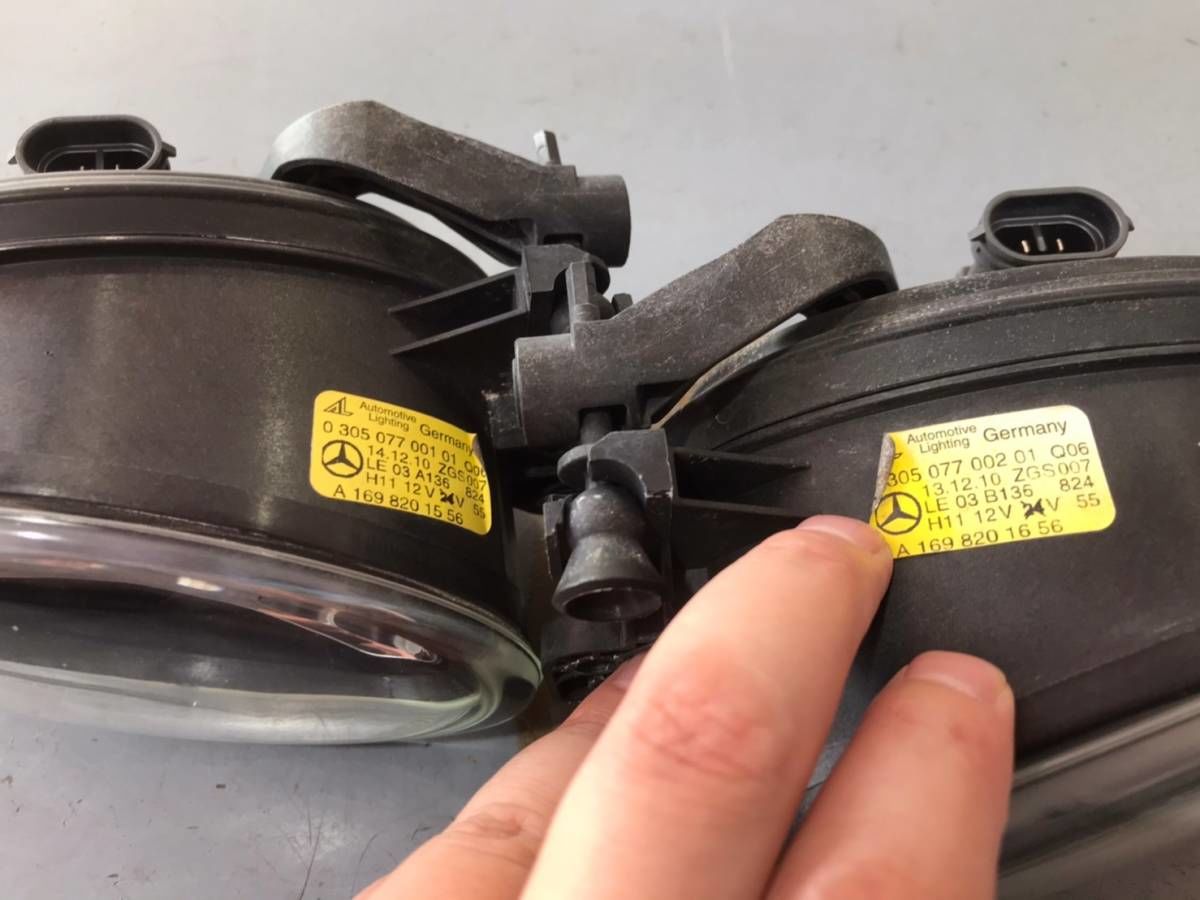 中古 ベンツ Gクラス W463 ゲレンデ 純正 フォグランプ 左右セット