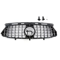 取付工賃込!! ベンツ GLA 前期 H247 AMGライン用 パナメリカーナグリル GLA35/GLA45スタイル 縦フィン/GTR仕様 商品番号4749