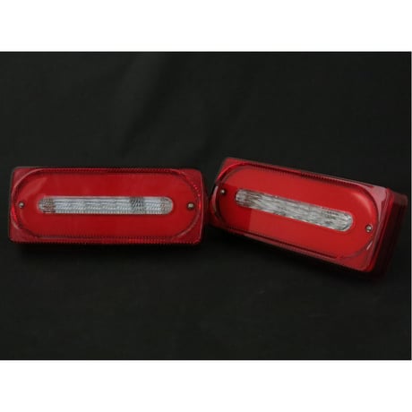 ベンツ Gクラス W463 チューブLEDテールレンズ レッド/クリアー シーケンシャルウィンカー 商品番号4162