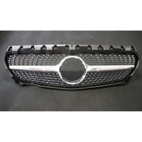 在庫処分品 ベンツ CLAクラス W117/C117/X117 前期 ダイアモンドグリル シルバーフィン 商品番号4214