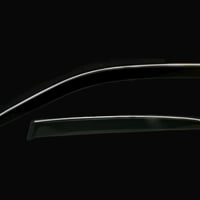 BMW 5シリーズ E39 セダン用 スモーク ドアバイザー メッキモール付 雨除け 4枚SET 商品番号2456-M