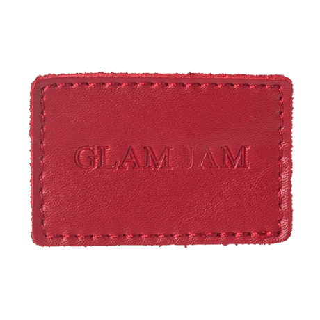 GLAMJAM　スタッズバッグ　クラッチバッグ ONI×サックスデニム×ゴールド×アーミー　グラムジャム