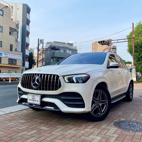 取付工賃込!! ベンツ GLEクラス W167 前期 AMG-Line専用 パナメリカーナグリル 縦フィン/GTR仕様 商品番号4527T