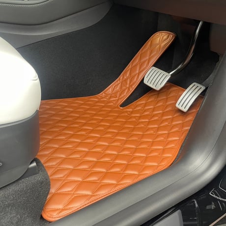 テスラ モデルY 右ハンドル車 ラグジュアリー フロアマット レザー各色 TESLA MODELY