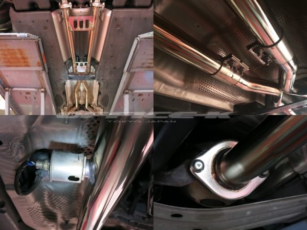 レクサス LS460 前期 ストレートセンター+フロント Xパイプ DEVIL