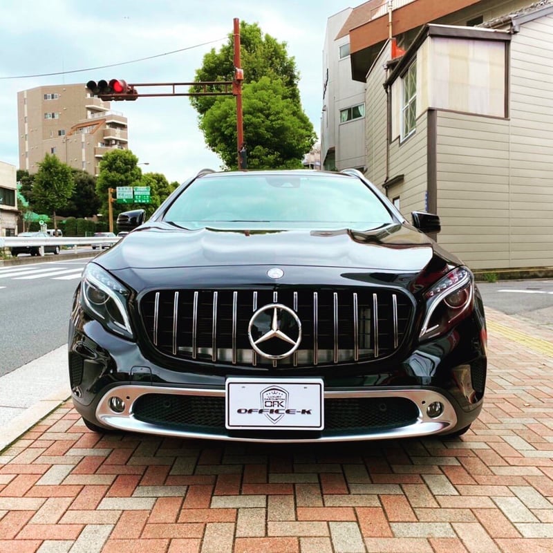 GLA X156 パナメリカーナ グリル クロームメッキ メルセデス・ベンツ ◇メルセデス・ベンツ X156/W156 GLA後期用 GTタイプ パナメ