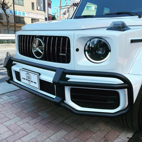 ベンツ Gクラス W463A G63用 バンパーガード/ブラッシュガード ブラック※要塗装 商品番号4547