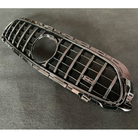 ベンツ Eクラス W213 後期 スポーツバンパー用 パナメリカーナグリル ブラック 縦フィン/GTR/E53仕様 商品番号4579