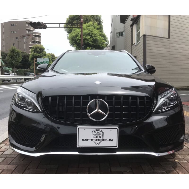 ベンツ Cクラス W205 前期 パナメリカーナグリル オールブラック ベンツ Cクラス W205 前期 パナメリカーナグリル オールブラック